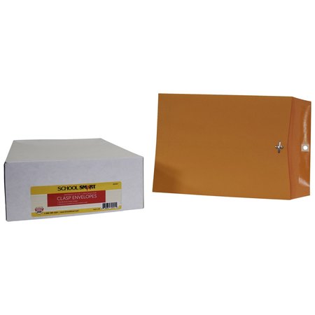 SCHOOL SMART ENVELOPE CLASP KRAFT 9X12 BOX OF 100 PK 85044